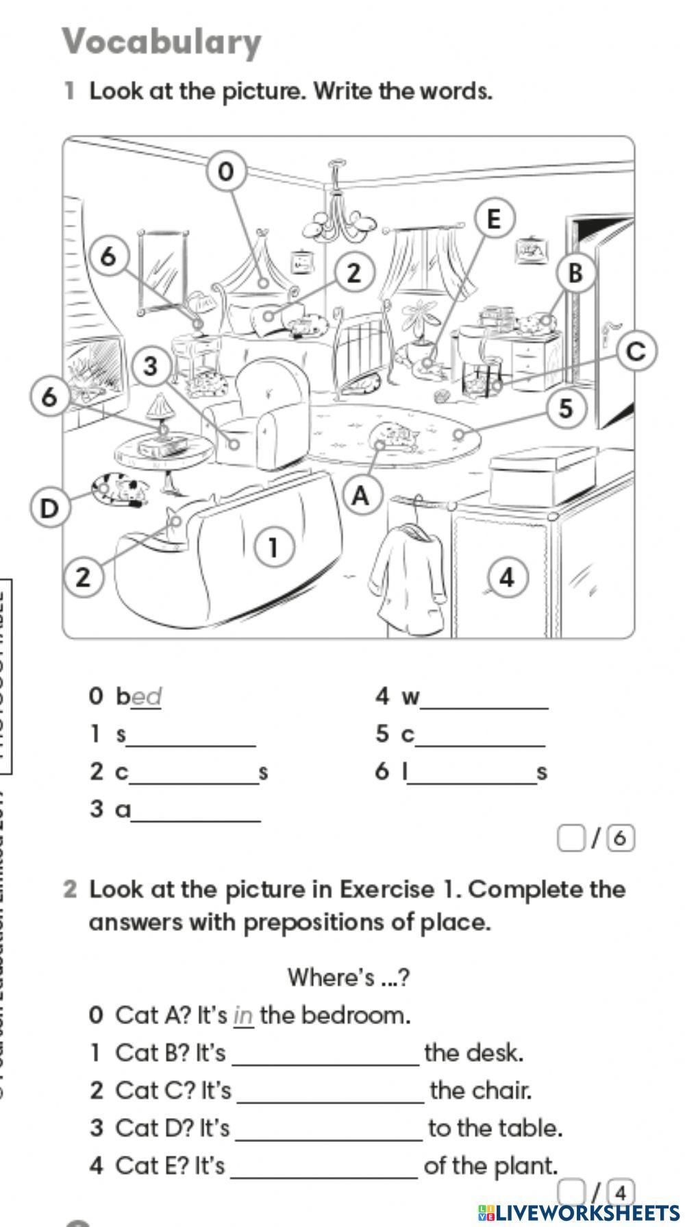 Go Getter 1 Unit 3 Skills Test ex. 1-2