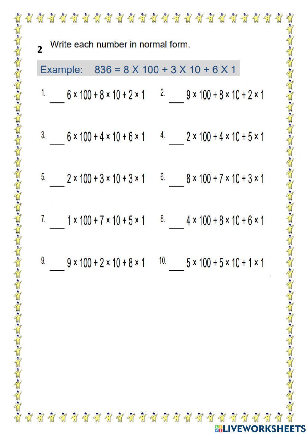 Understand the Place Value of 3-Digit Numbers