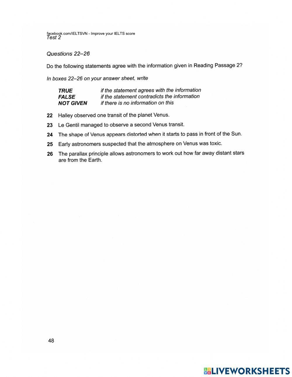 Academic Reading Test 9 - 2 (Part two)