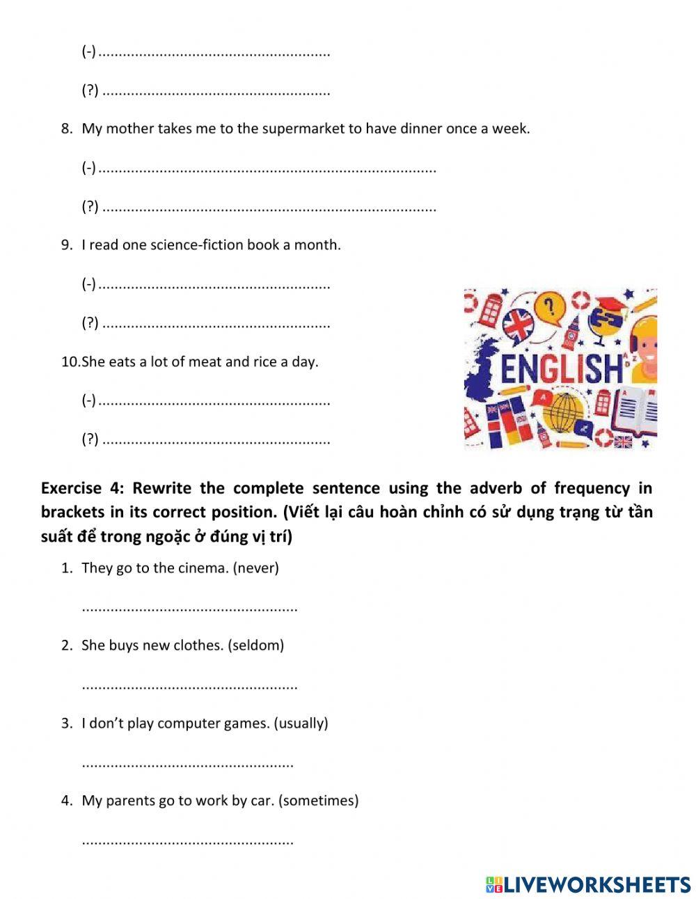 Present simple 5th grade