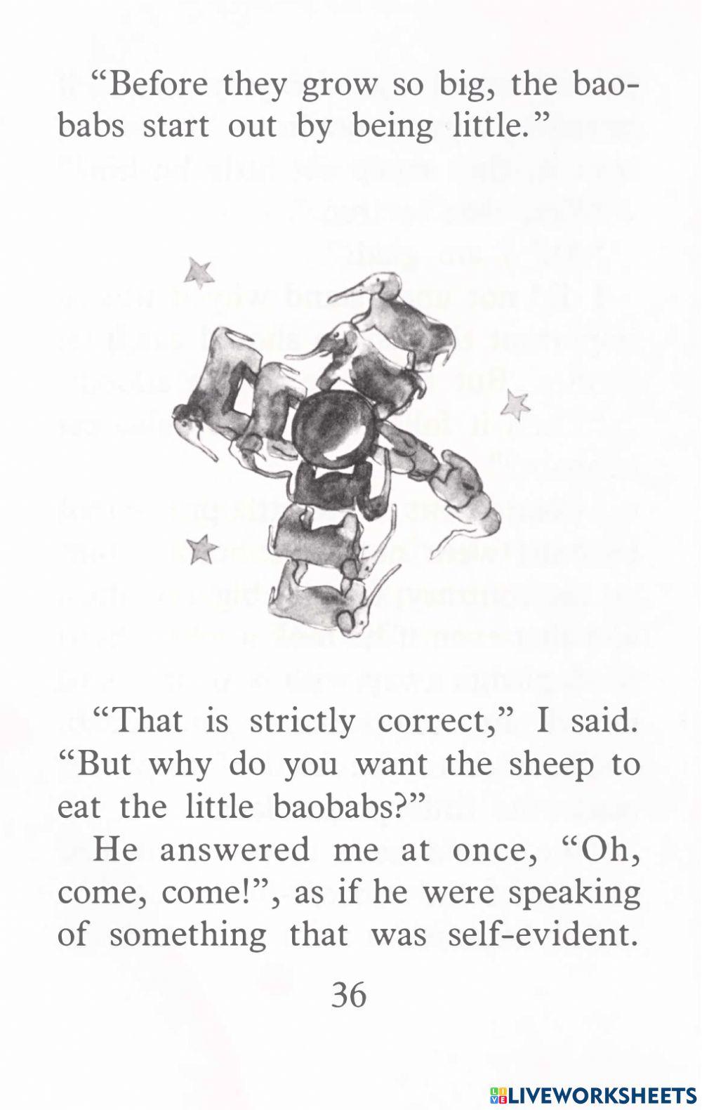 Vocab-The Little Prince 4-Fill in the blank