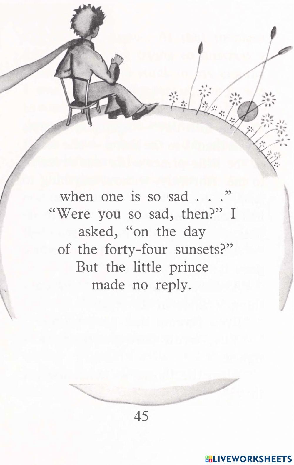 Vocab-The Little Prince 5-Fill in the blank