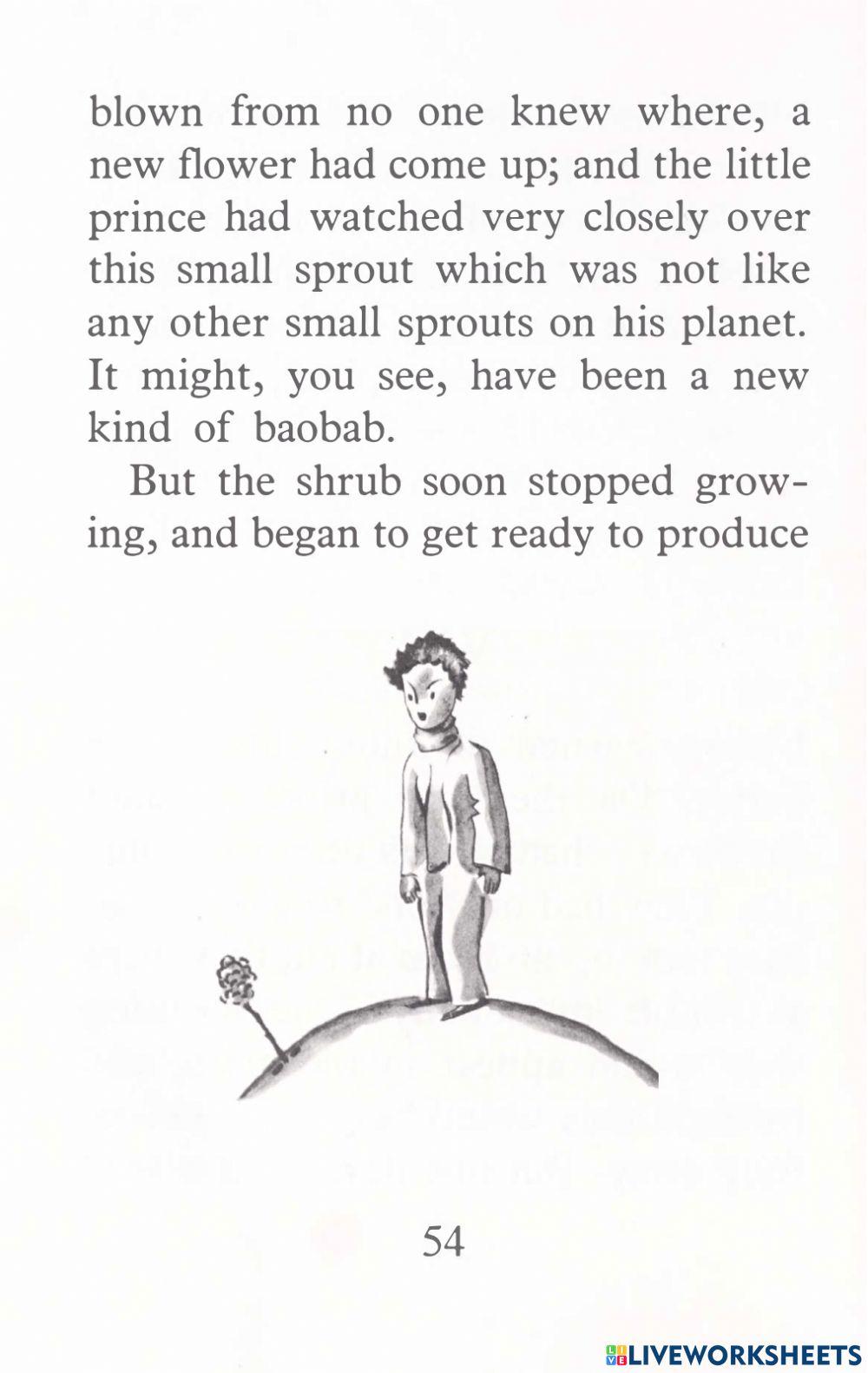 Vocab-The Little Prince 6-Fill in the blank