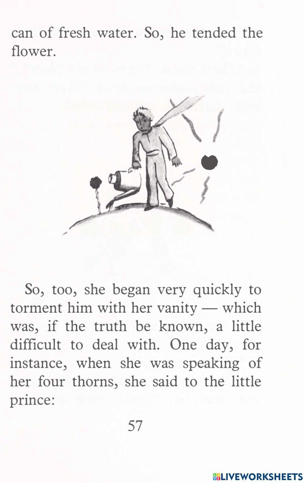 Vocab-The Little Prince 6-Fill in the blank