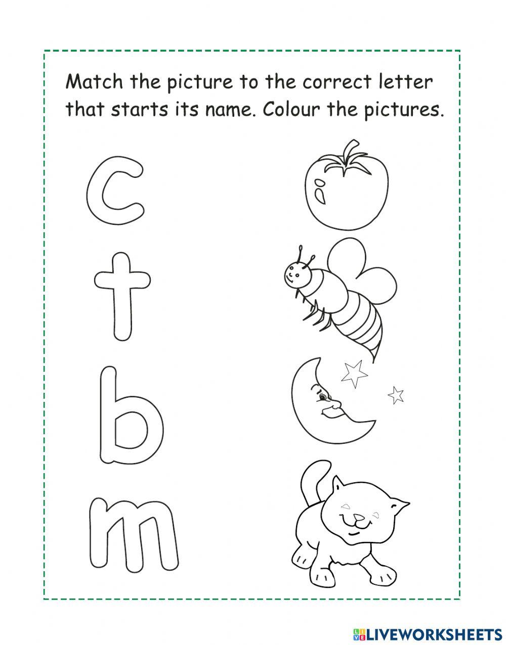 Match the Letters