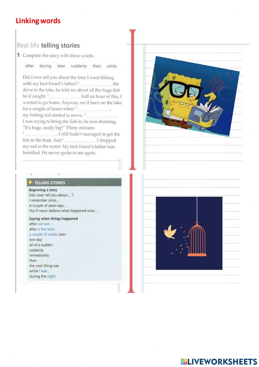 Linking words Linking words