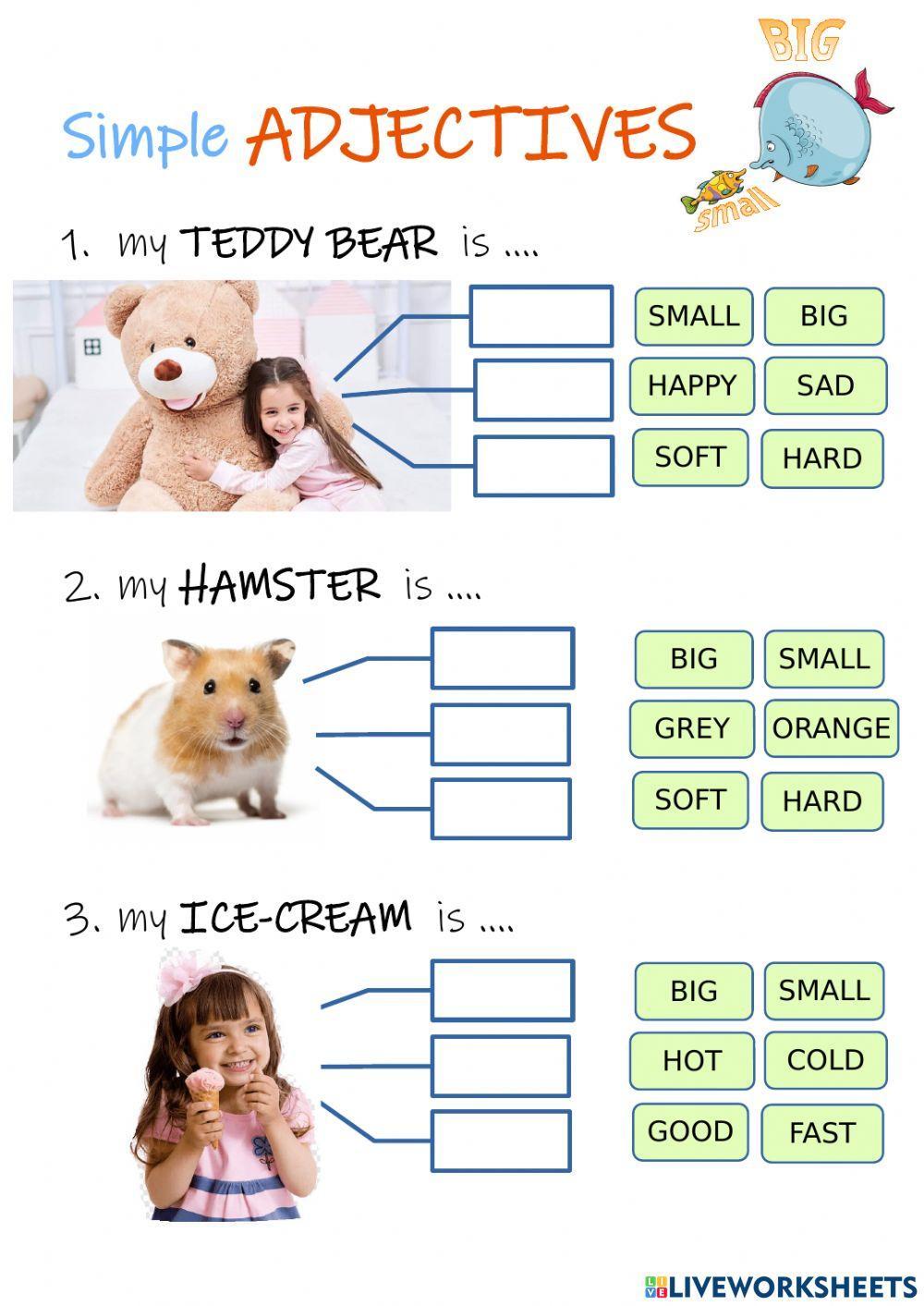 Simple adjectives Simple adjectives