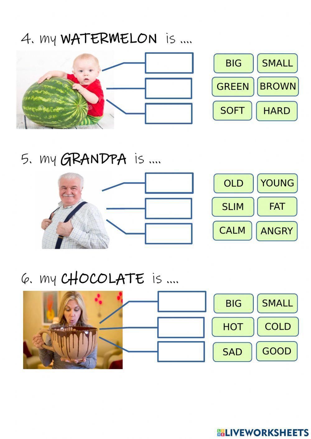 Simple adjectives Simple adjectives