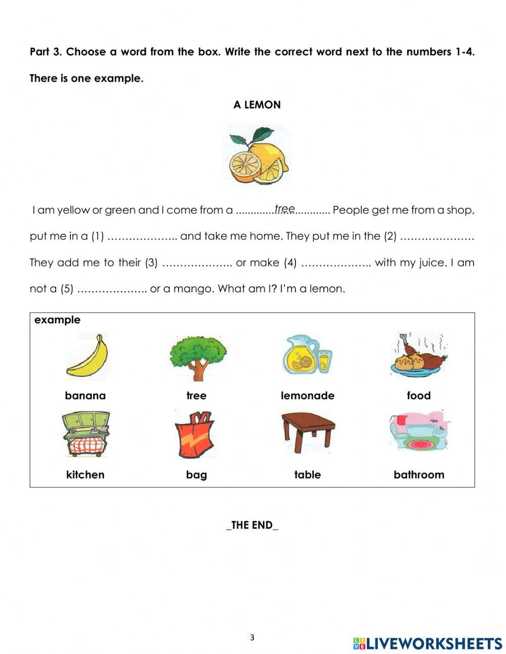 CGE1-Unit 6-Extra Worksheet