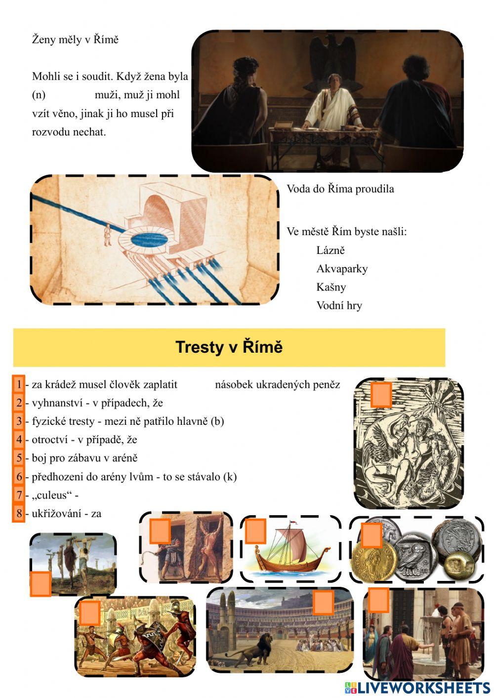 Řím - OPAKOVÁNÍ 1