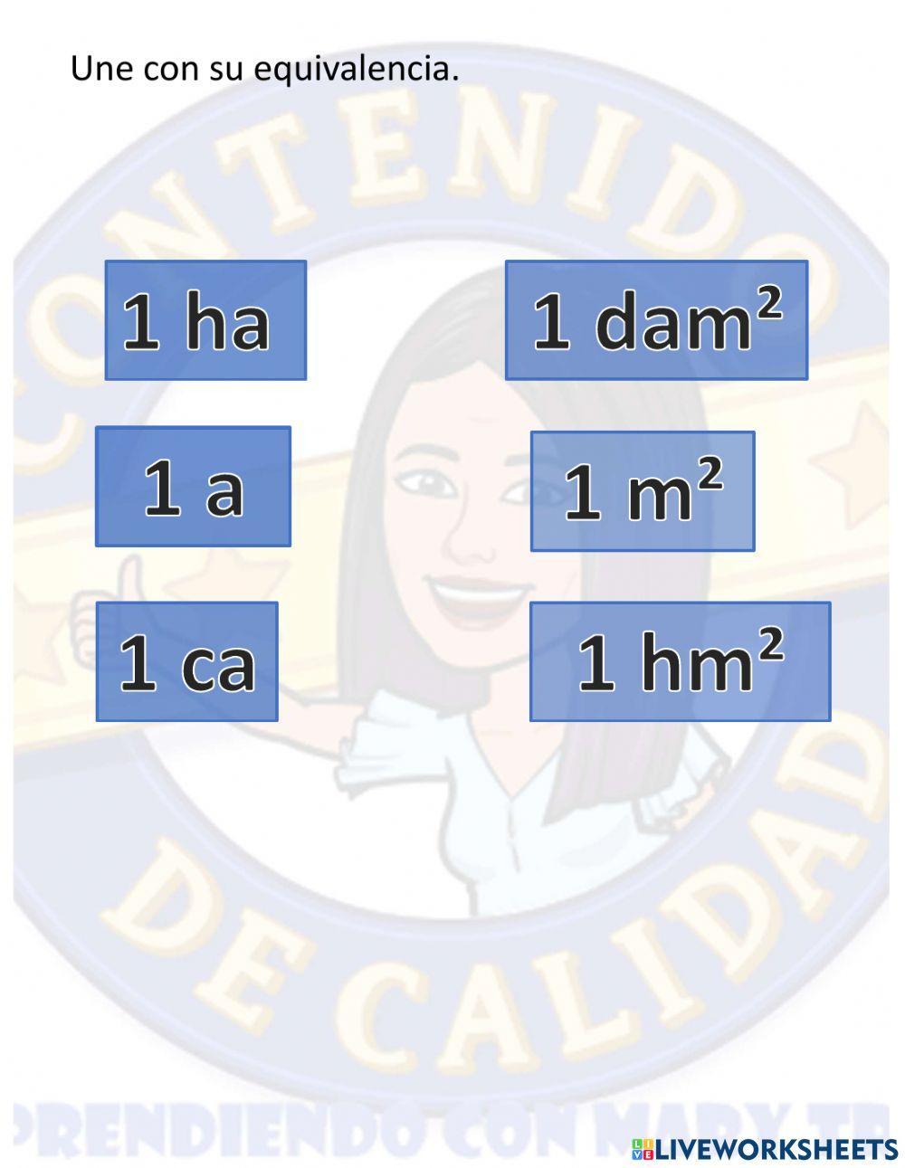 Unidades de superficie