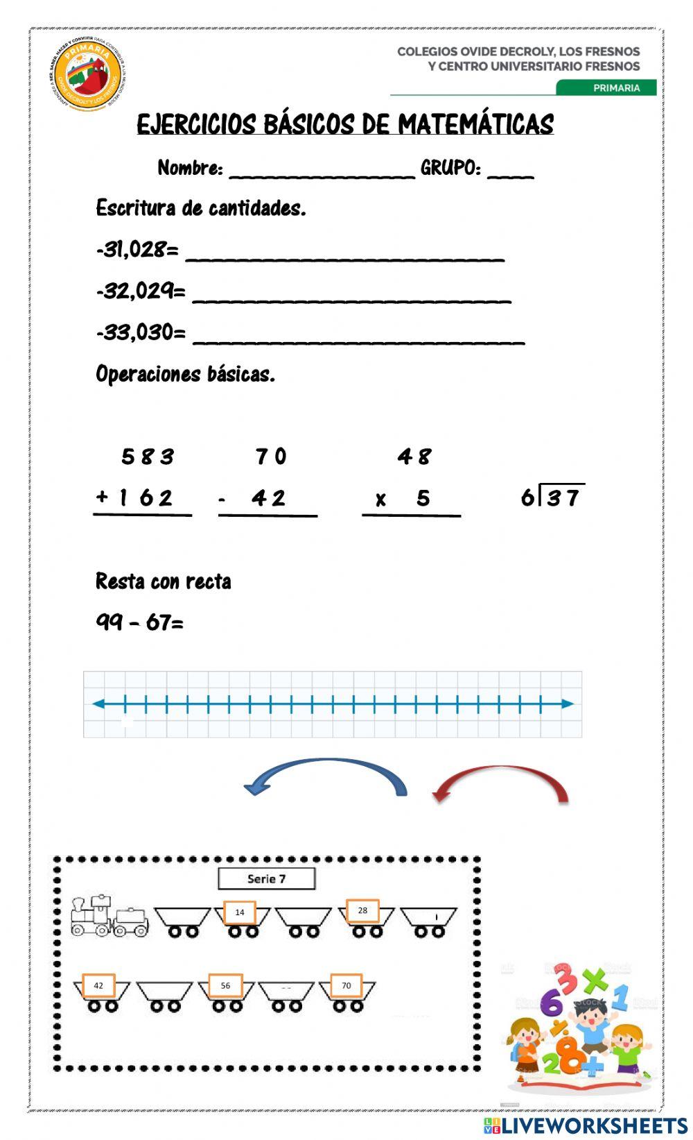 Escritura de cantidades con millares