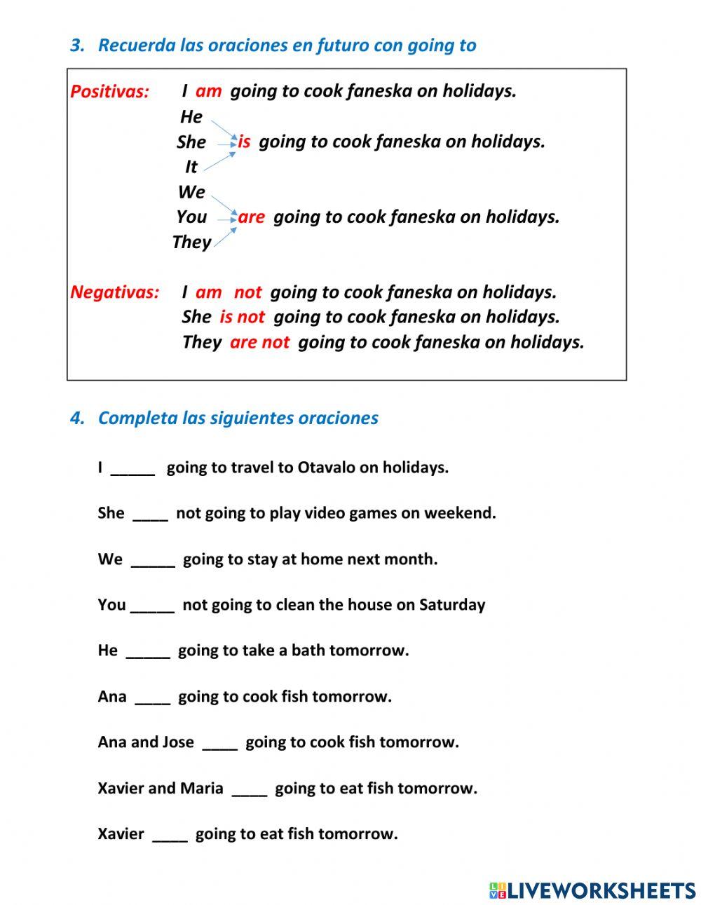 Future with going to