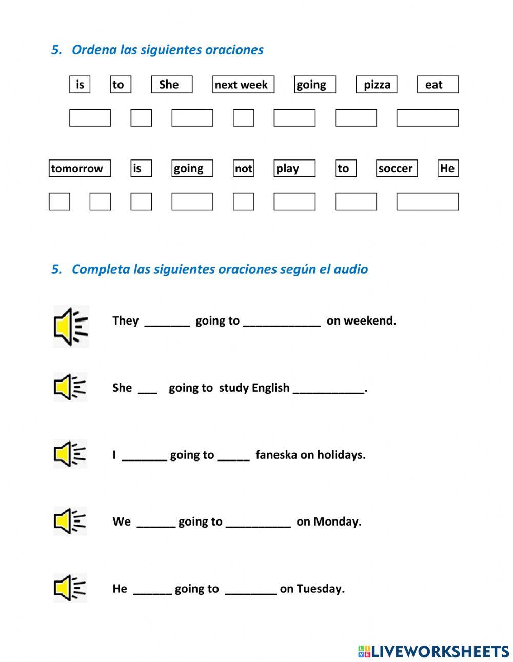 Future with going to
