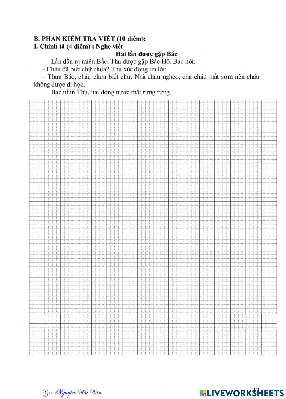 Đề ôn cuối HK2- Đề số 3