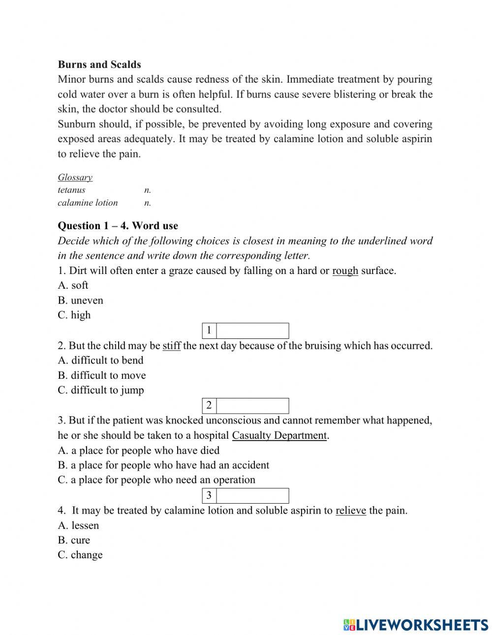 Health education booklet - Basic Reading page 61