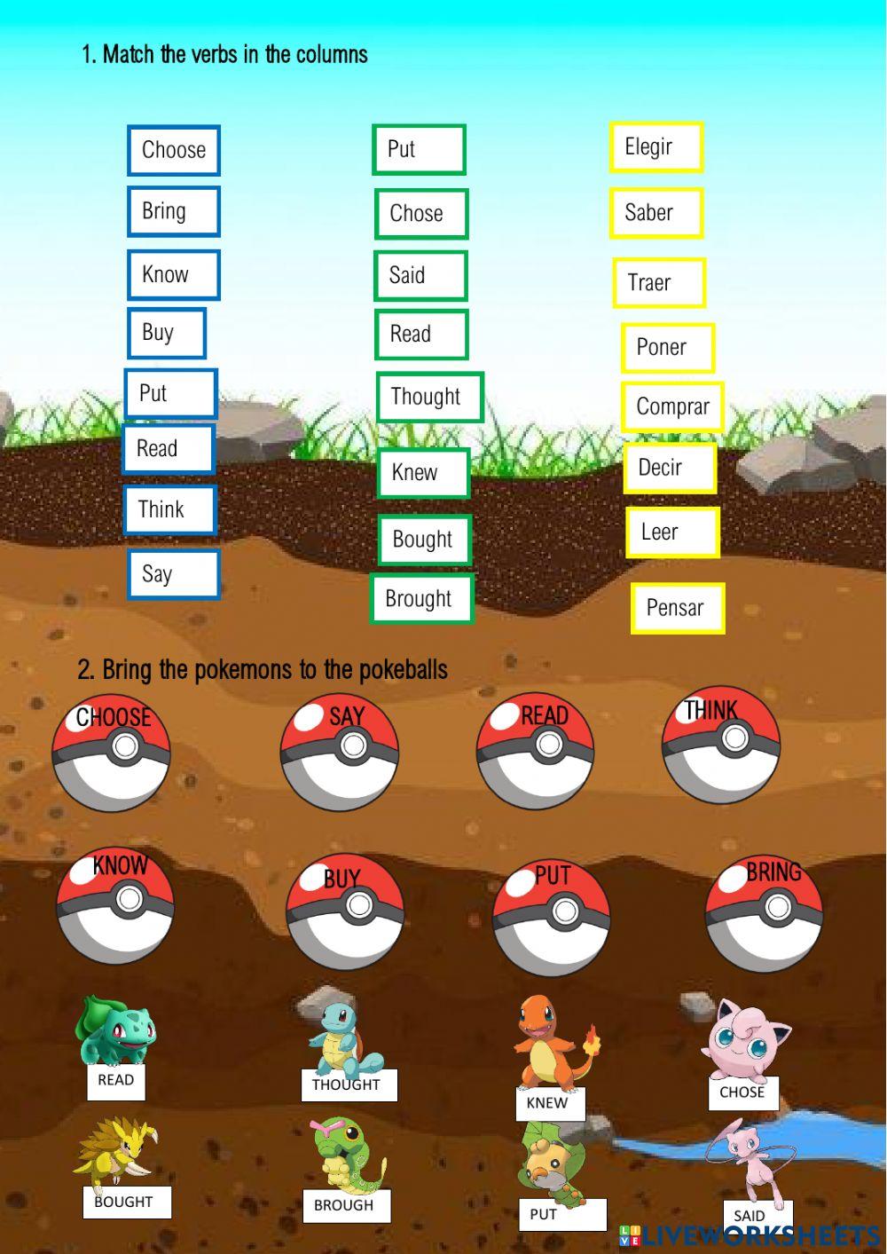 Irregular Verbs Past