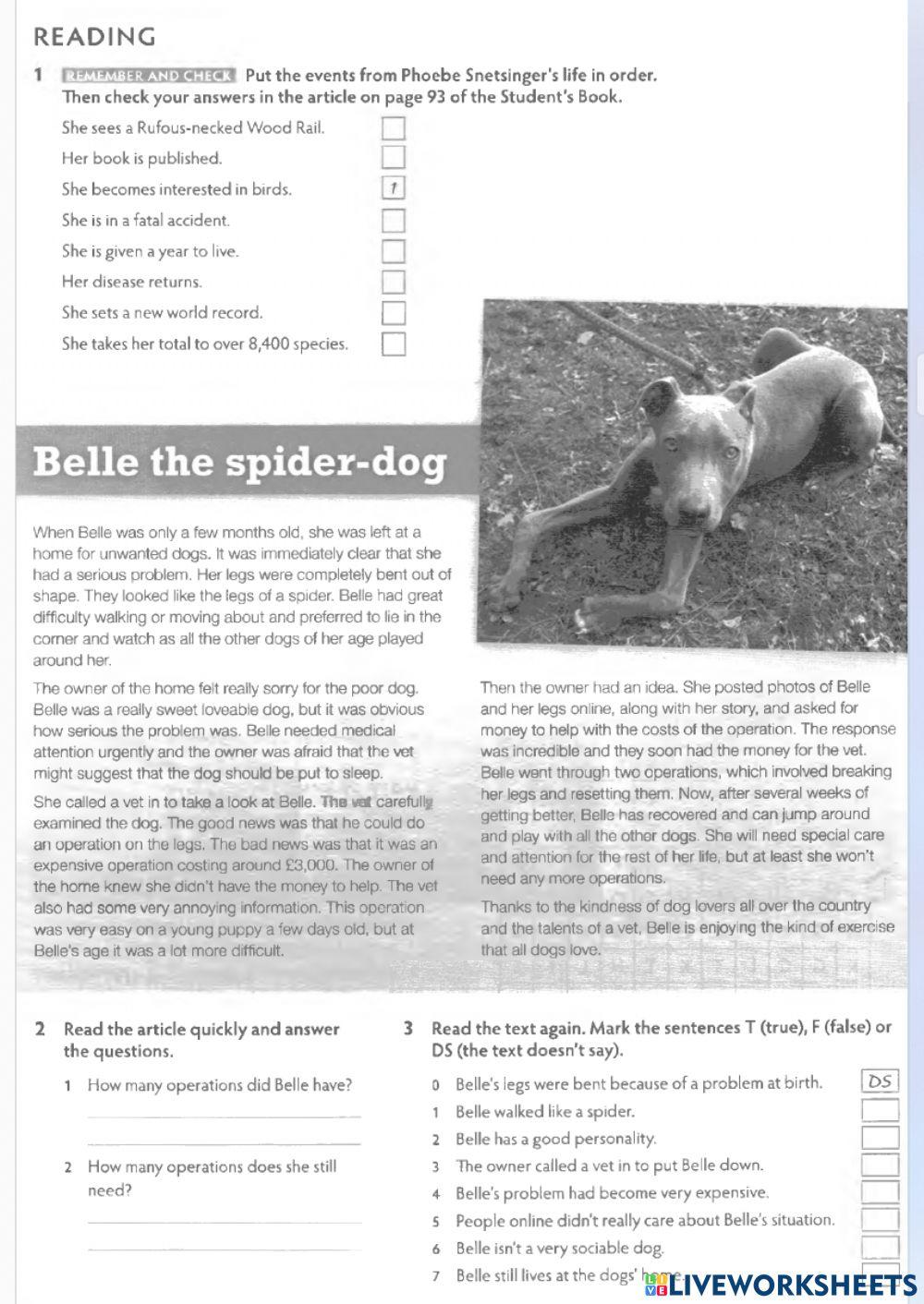 Th 2 U 10 Keep healthy WB p93