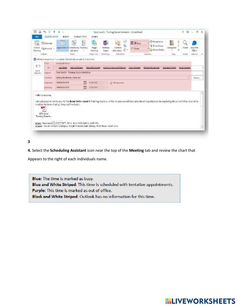 Lesson 13 Appointments and Calendars