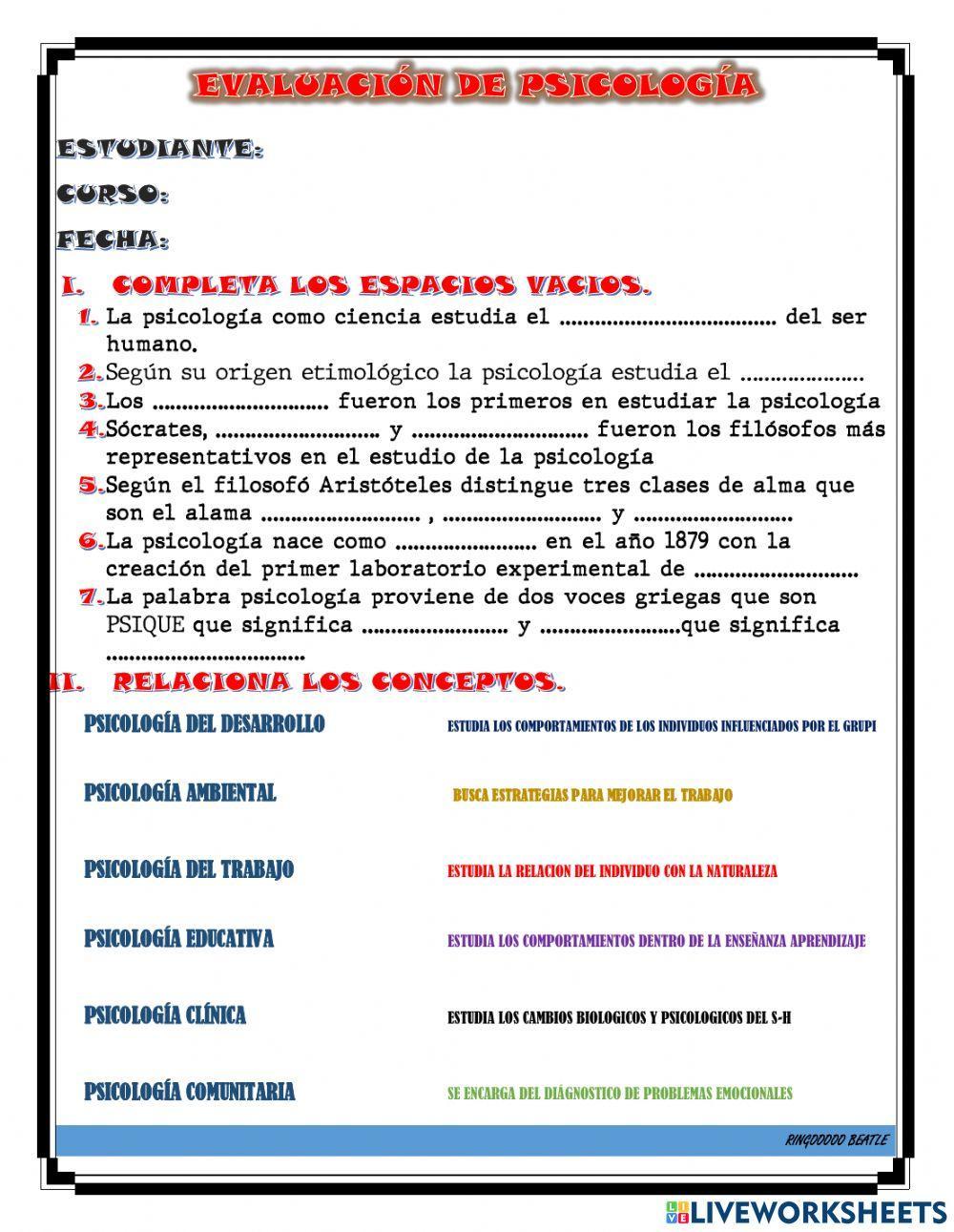 Introducción a la psicología