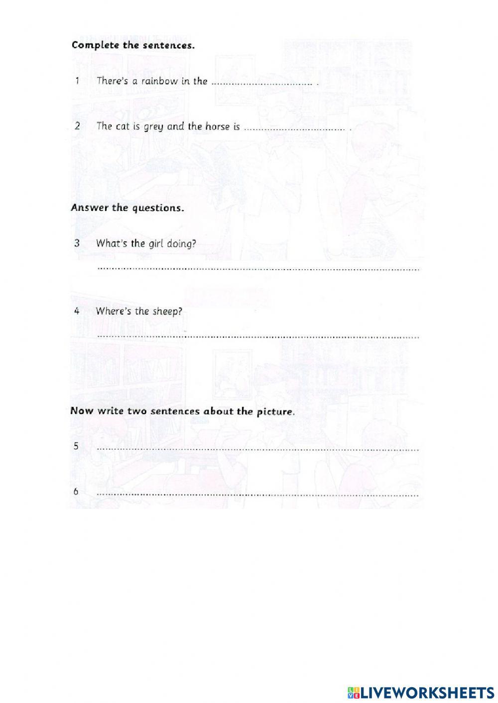 Idict 2-Test unit 1-Animals-Reading and writing test - part 2