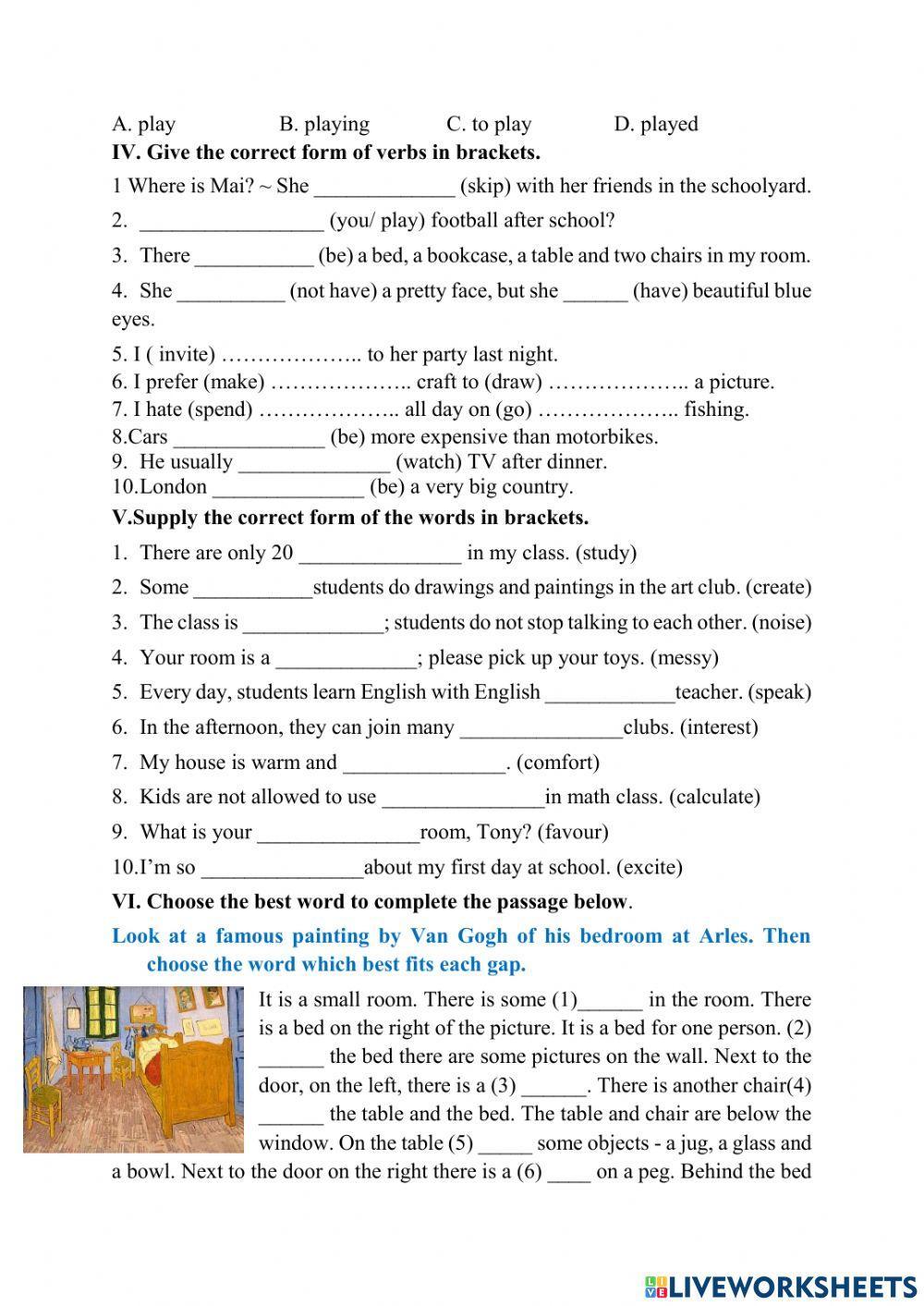 Đề luyện chuyên CG p2 Test 1