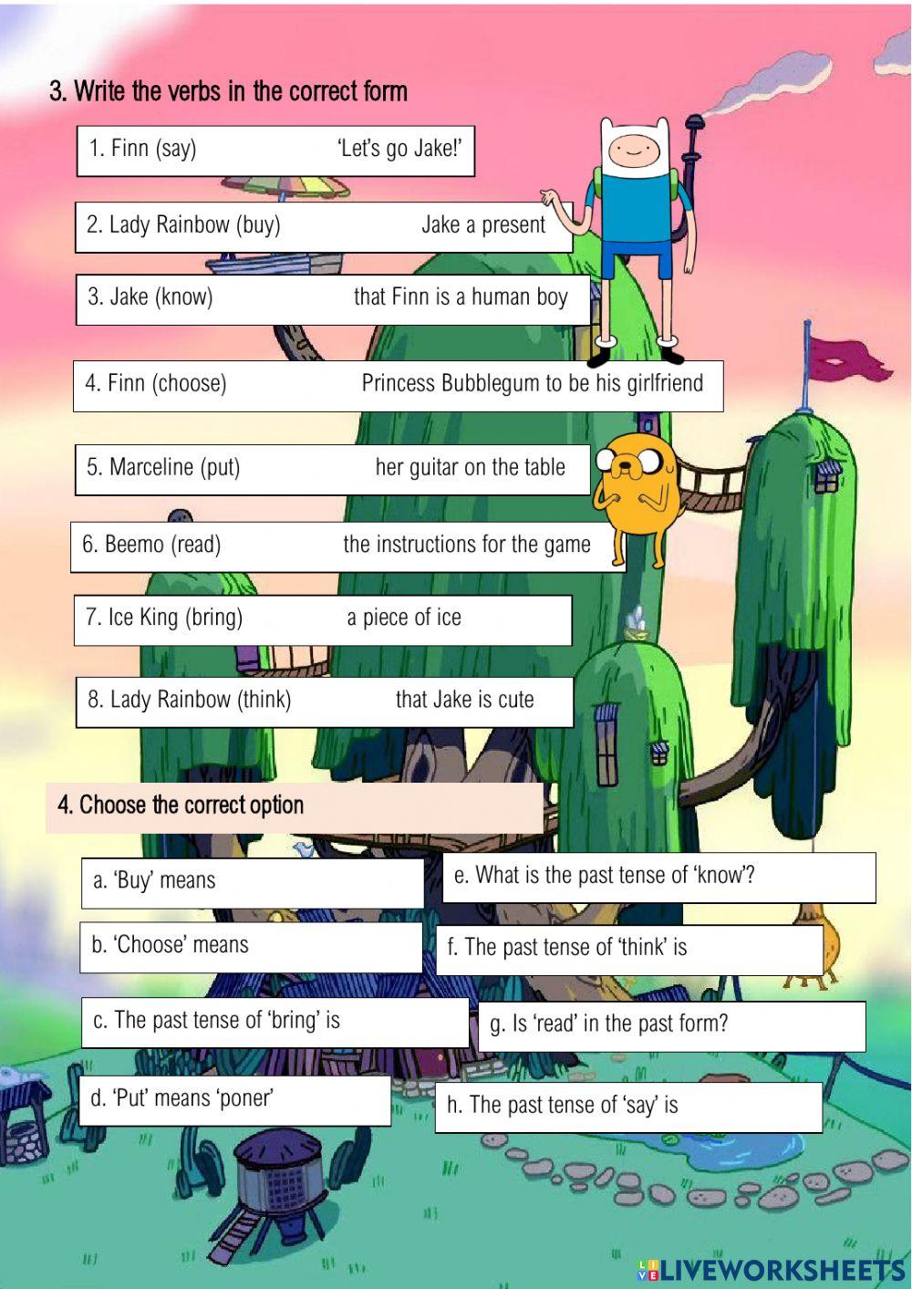 Past Tense Irregular Verbs