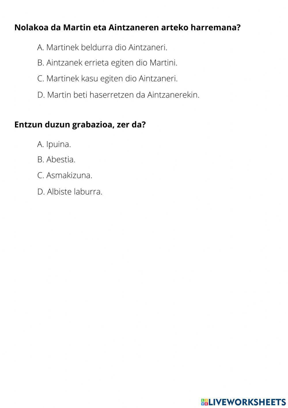 Nire oporrik motzenak