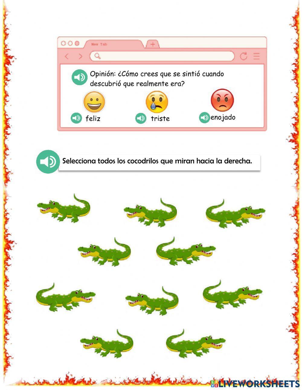 El cocodrilo al que no le gustaba el agua