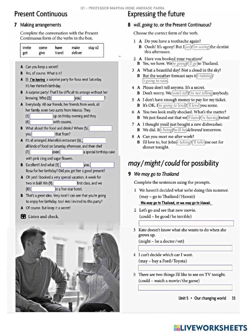 11. IE1. HW. Unit 5.
