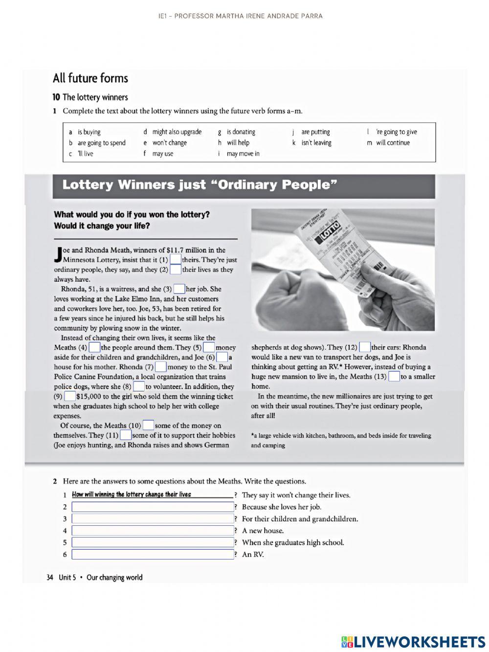 11. IE1. HW. Unit 5.