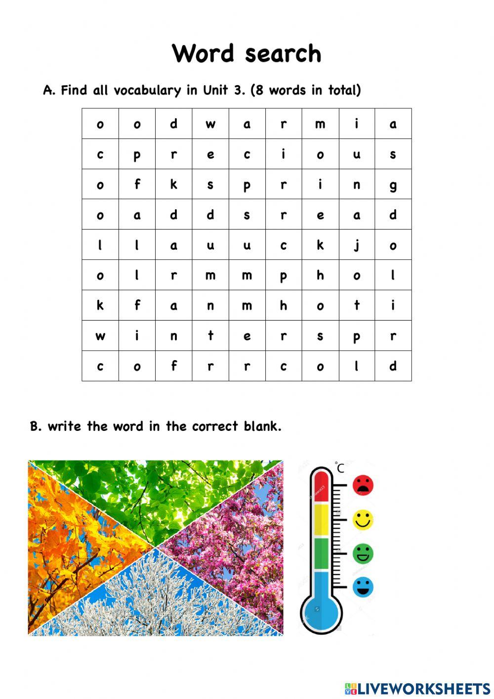 Seasons and feelings