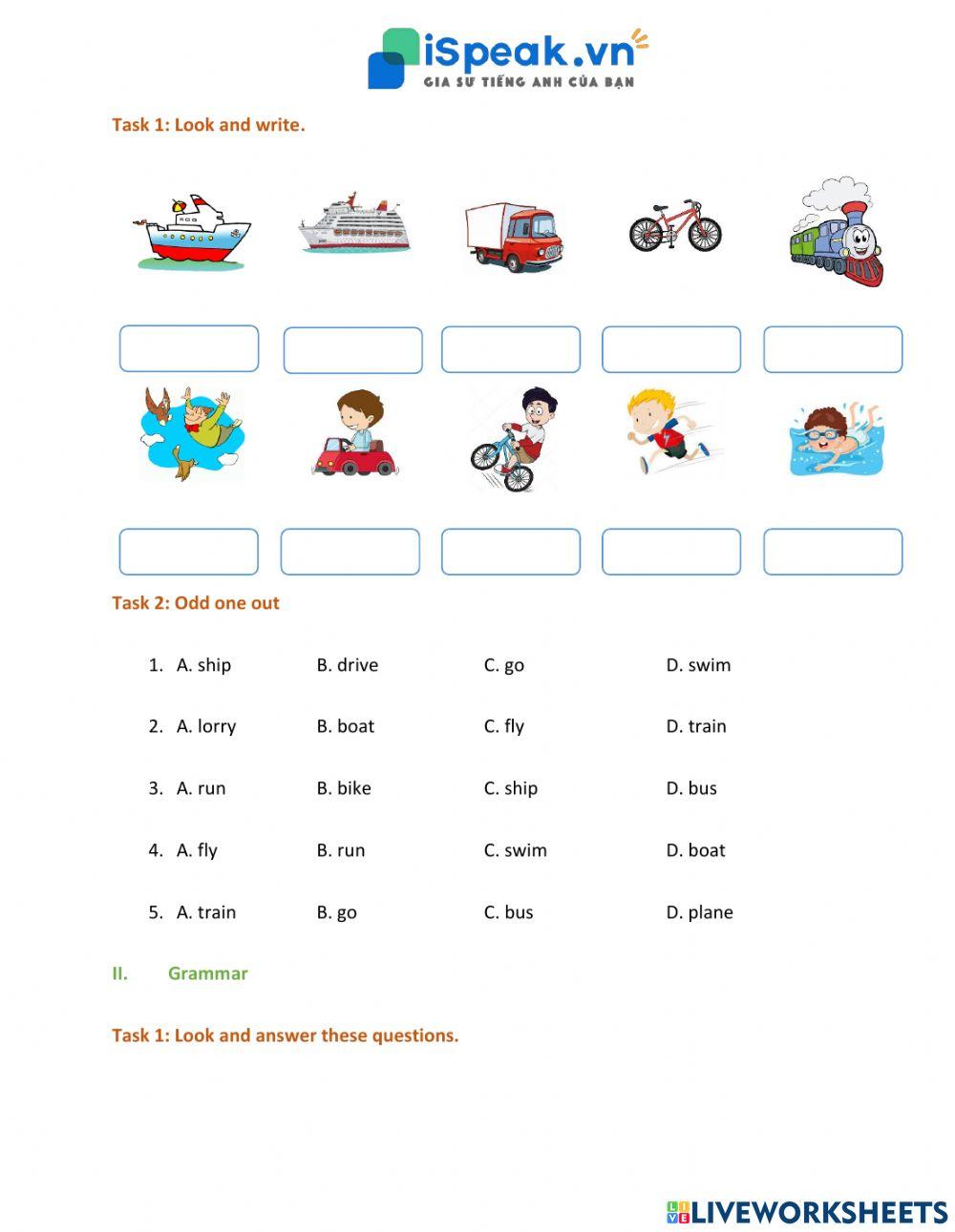 ADDED VALUE STARTERS-Transport