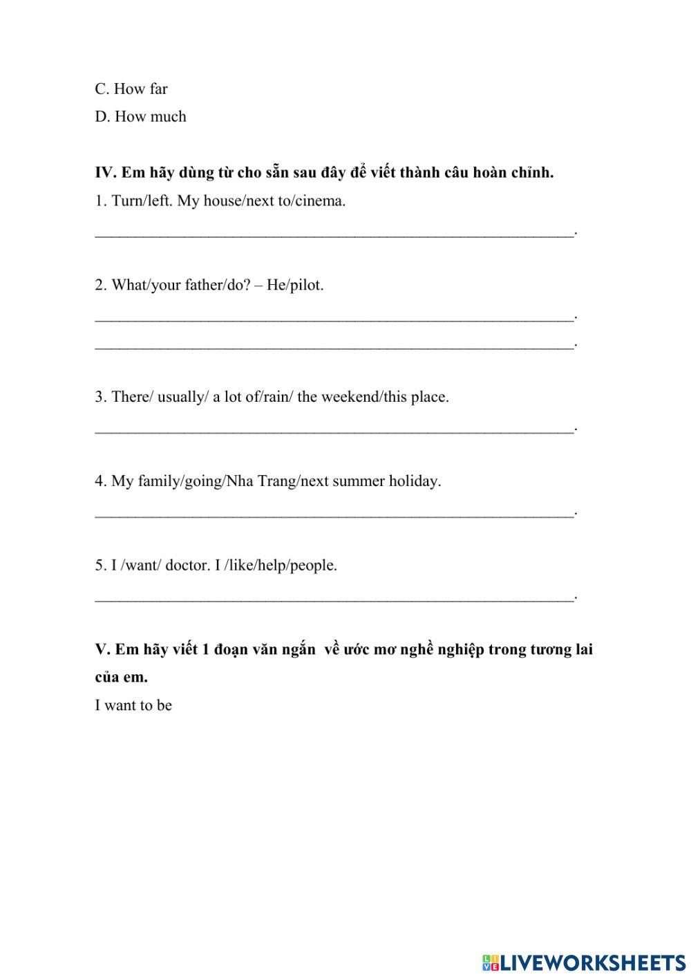 Đề luyện số 28 lớp 6 trường Amsterdam