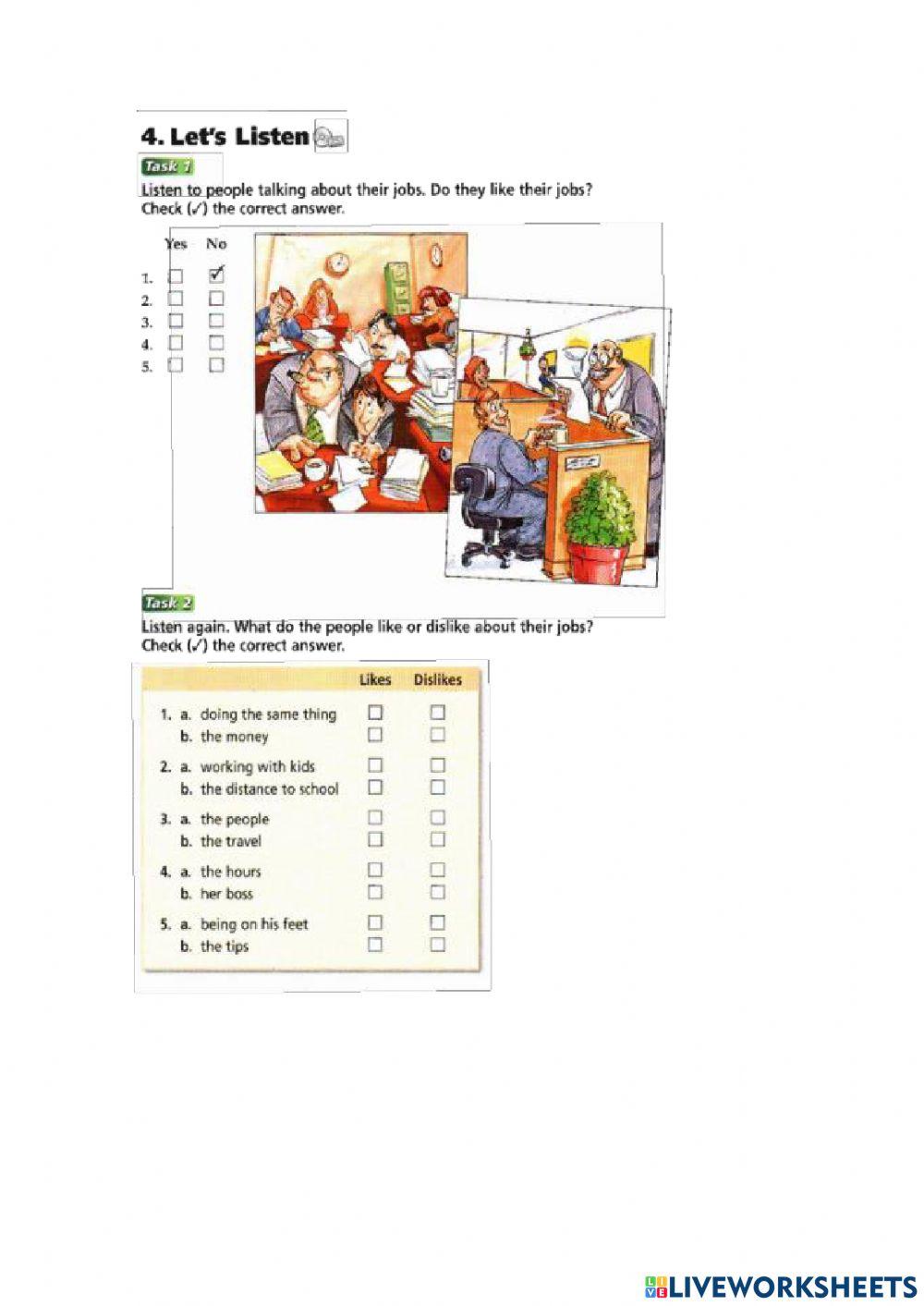 Tactics Basic - Listening - Jobs
