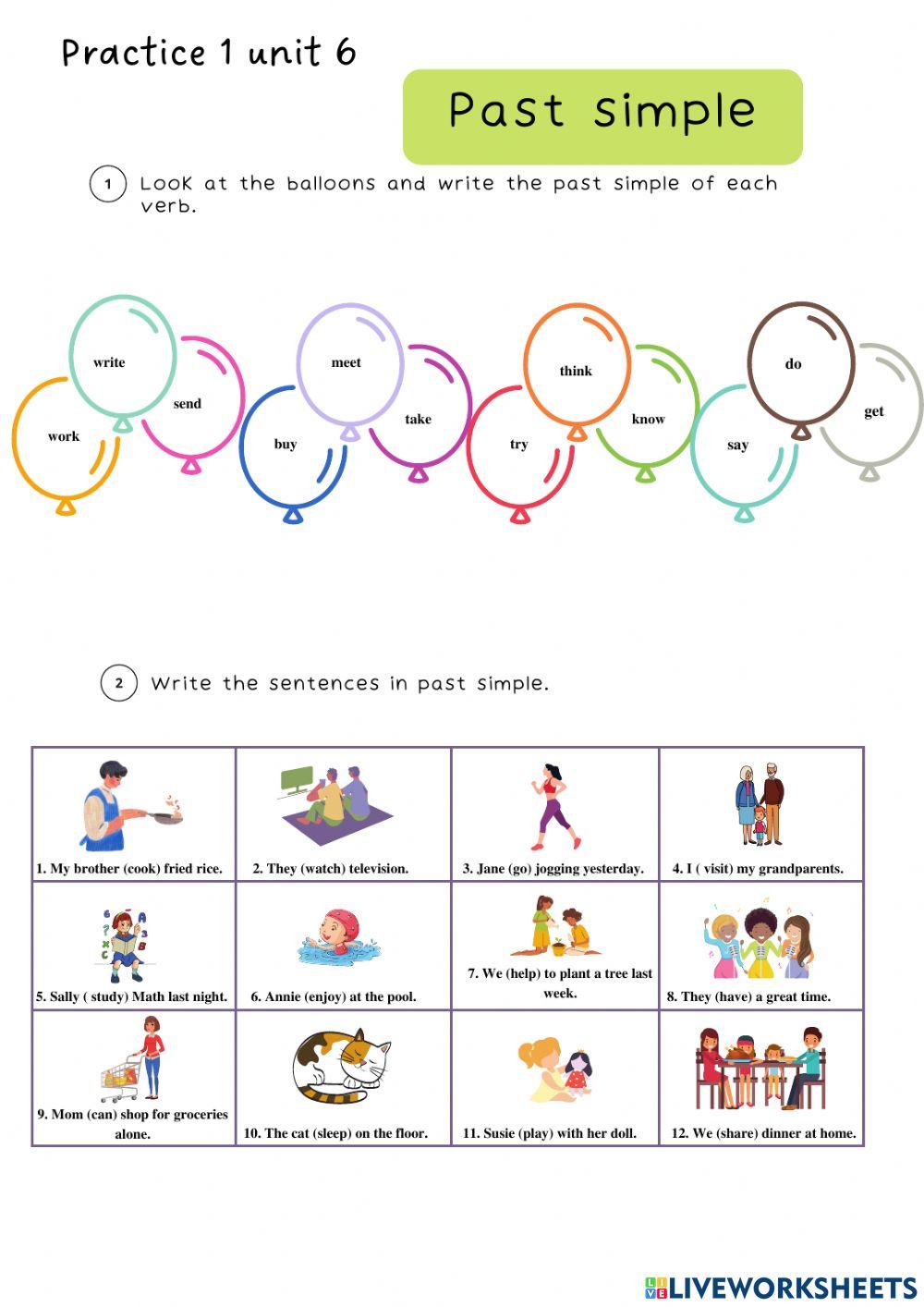 City places - Past simple