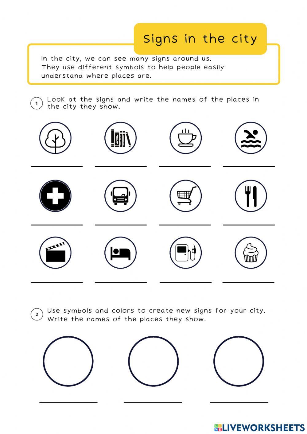 City places - Past simple