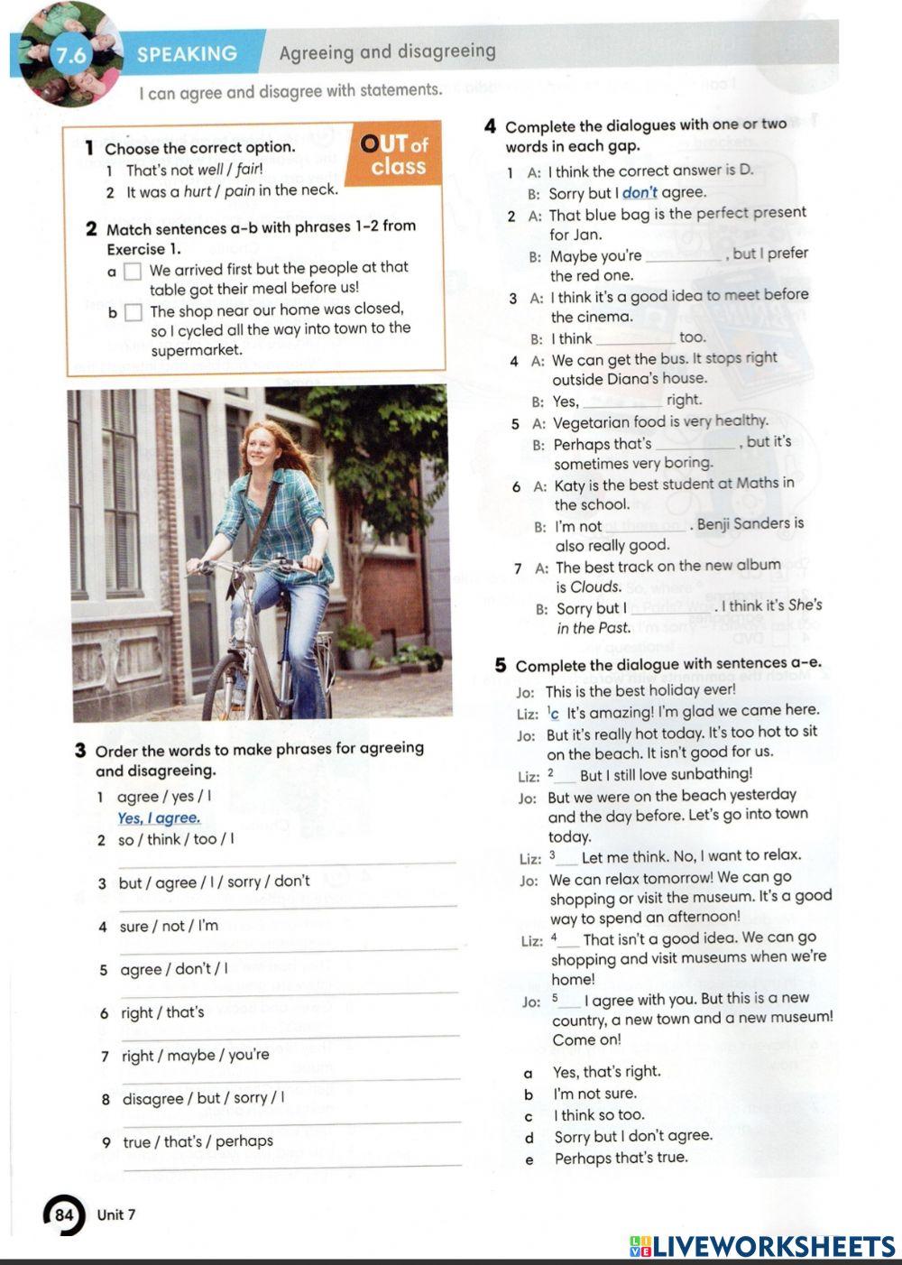 Unit 7 6 Online Exercise For Live Worksheets Unit 7 6 Online Exercise For Live Worksheets