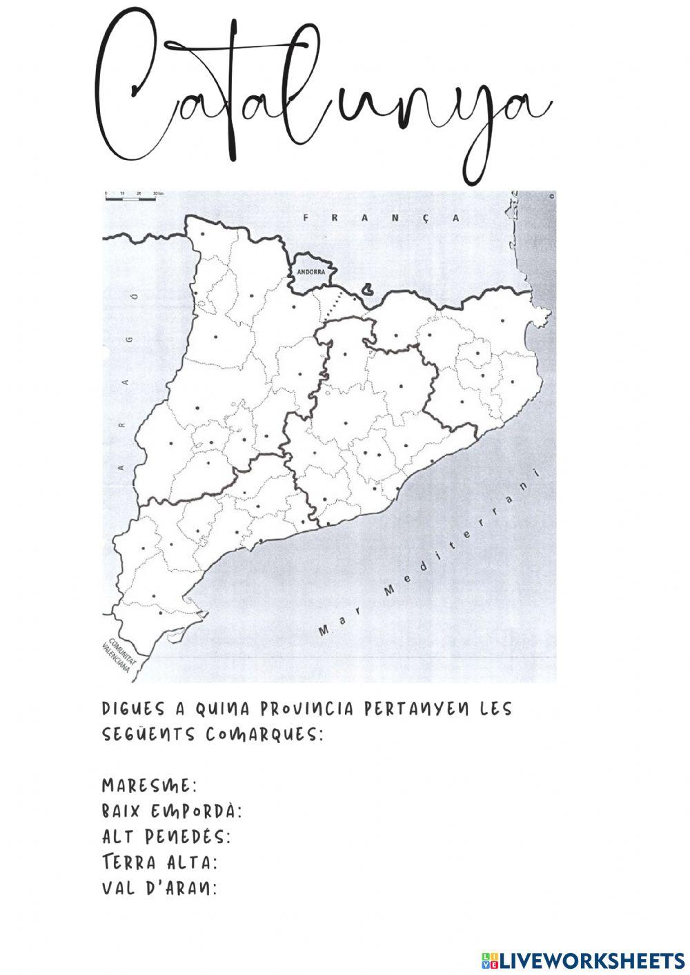 Geografia Catalunya-Espanya-Europa