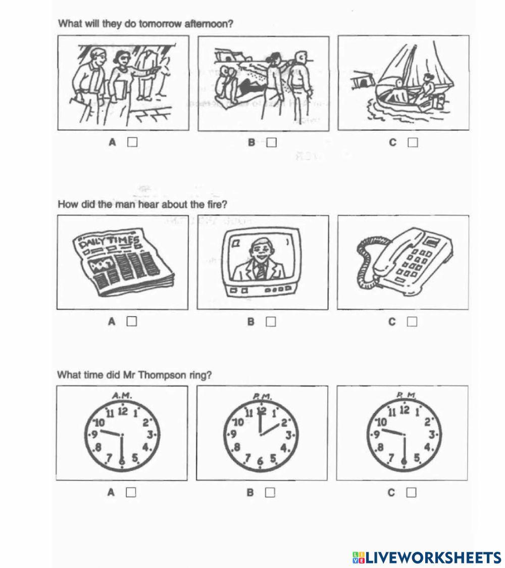 Ket 1-listening-test 3-part 1