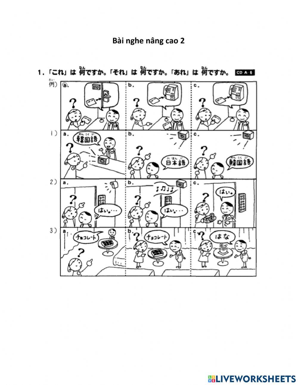 Bài nghe nâng cao 2