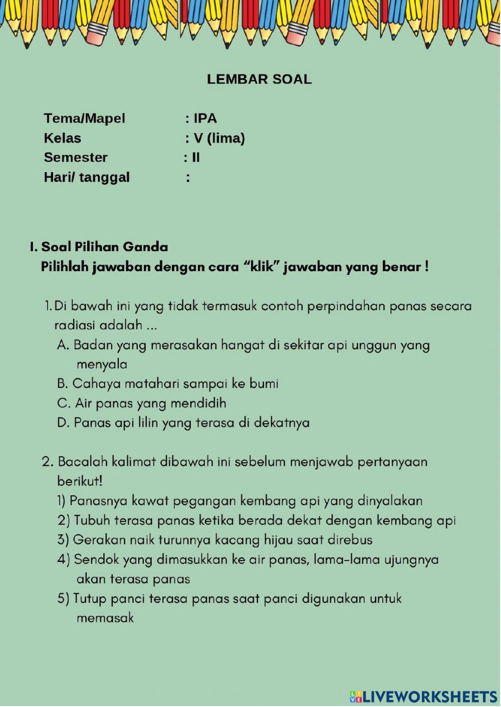 Panas dan Perpindahannya