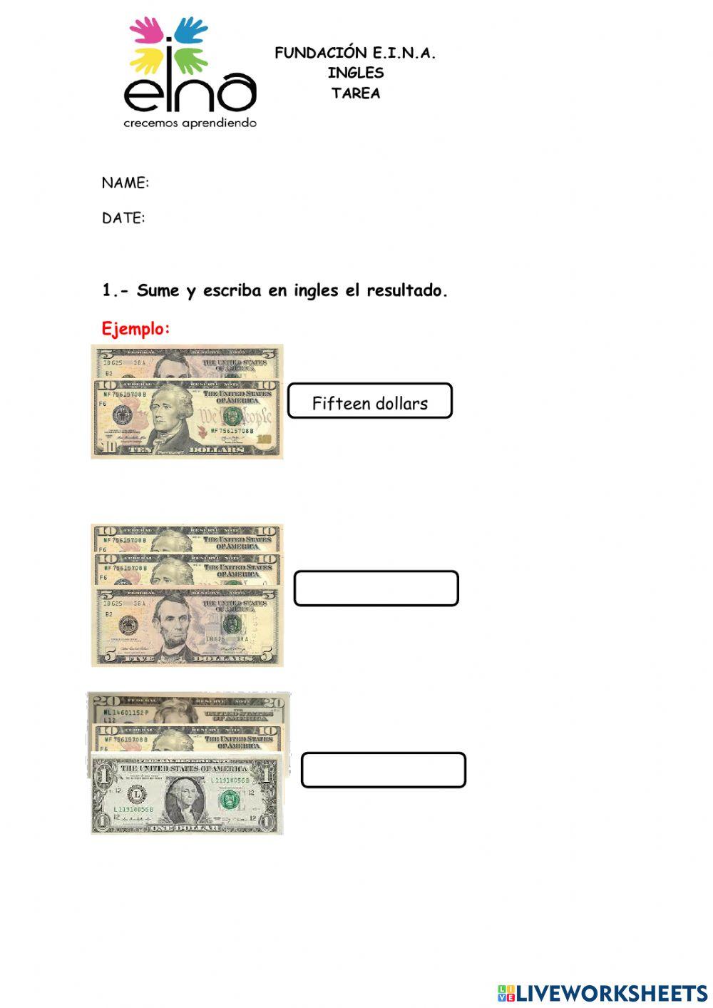 Traea numeros, figuras y colores