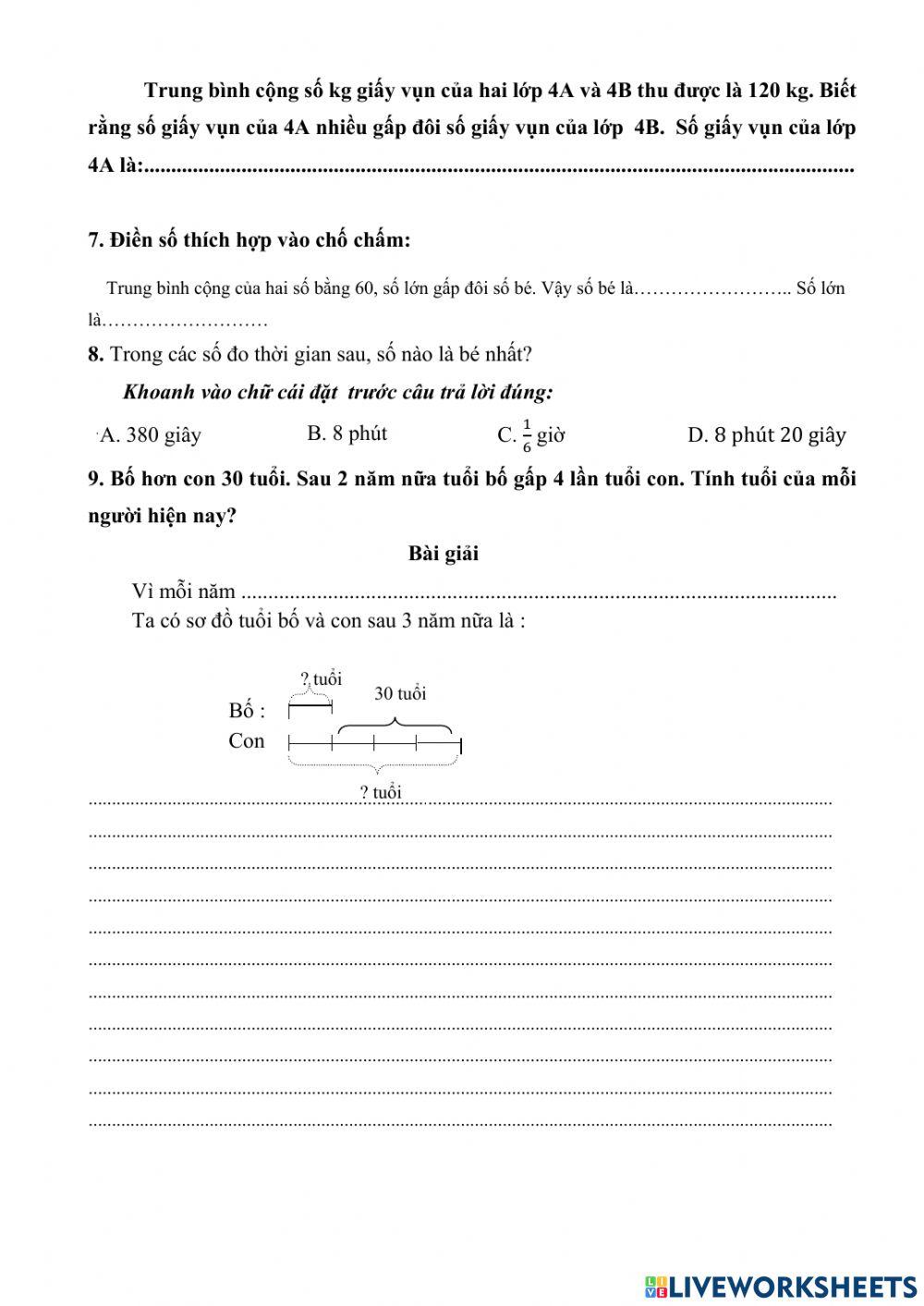 H1 đề ôn cuối năm