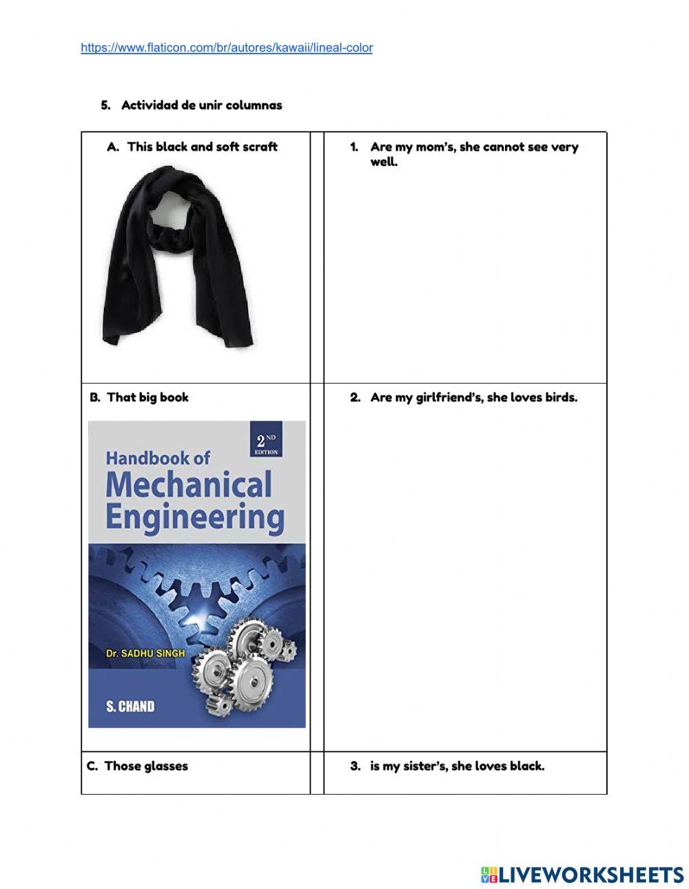 Ejemplo liveworksheets