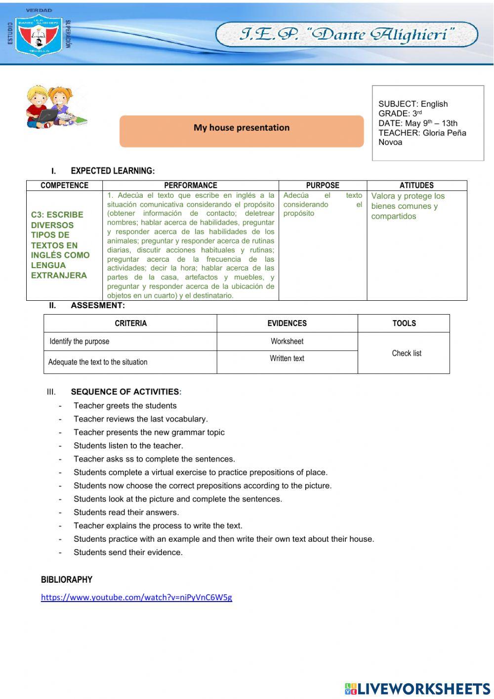 My house presentation