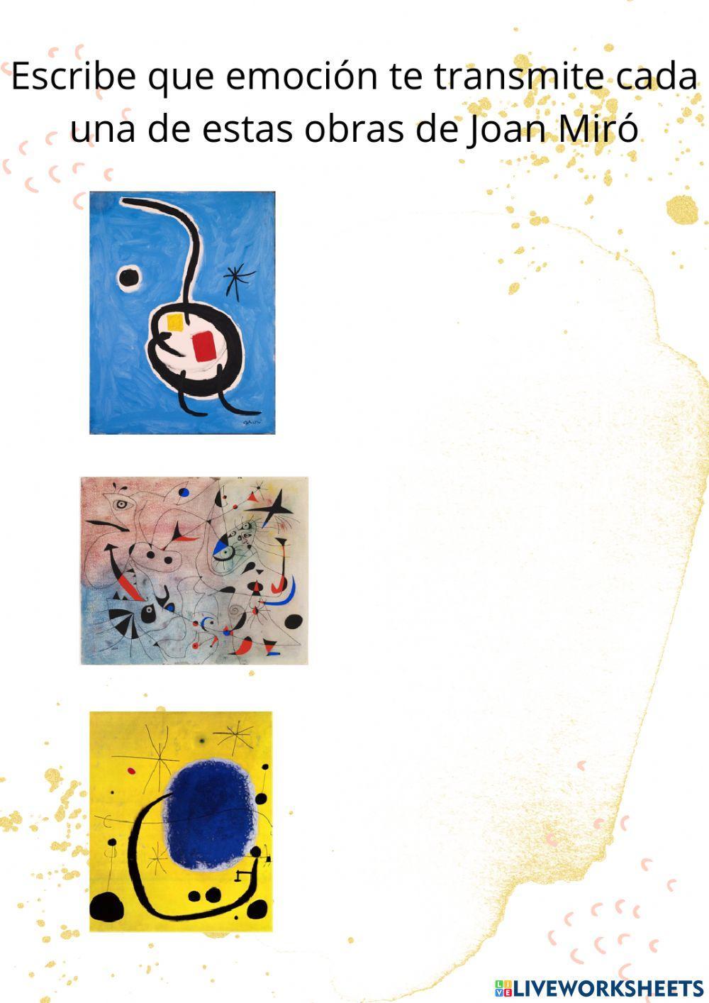 Ficha Joan Miró