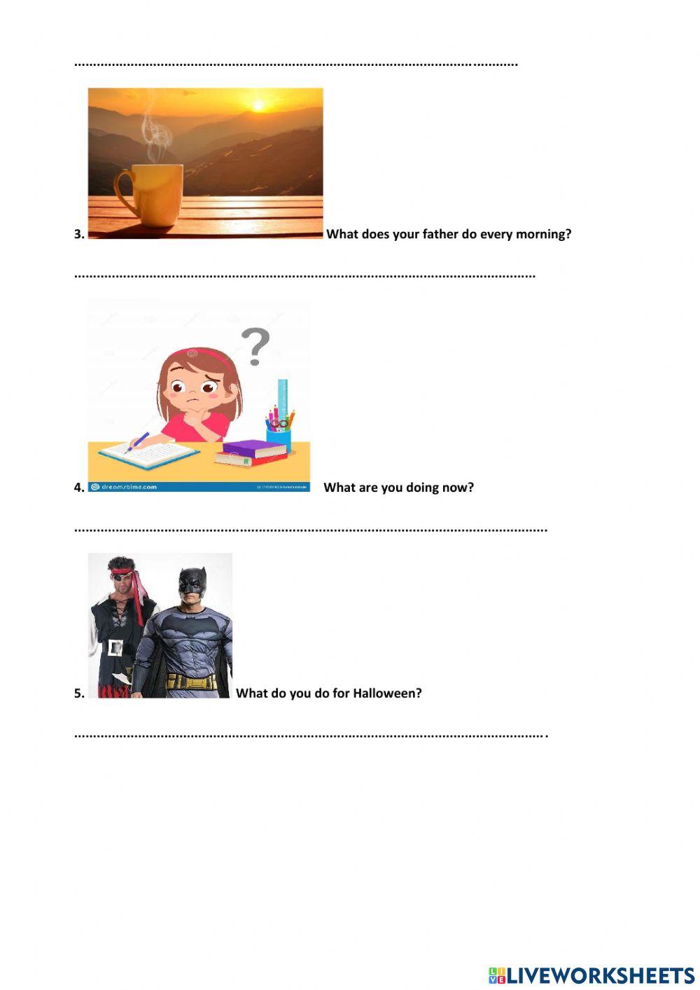 Simple Present and Present Continuous