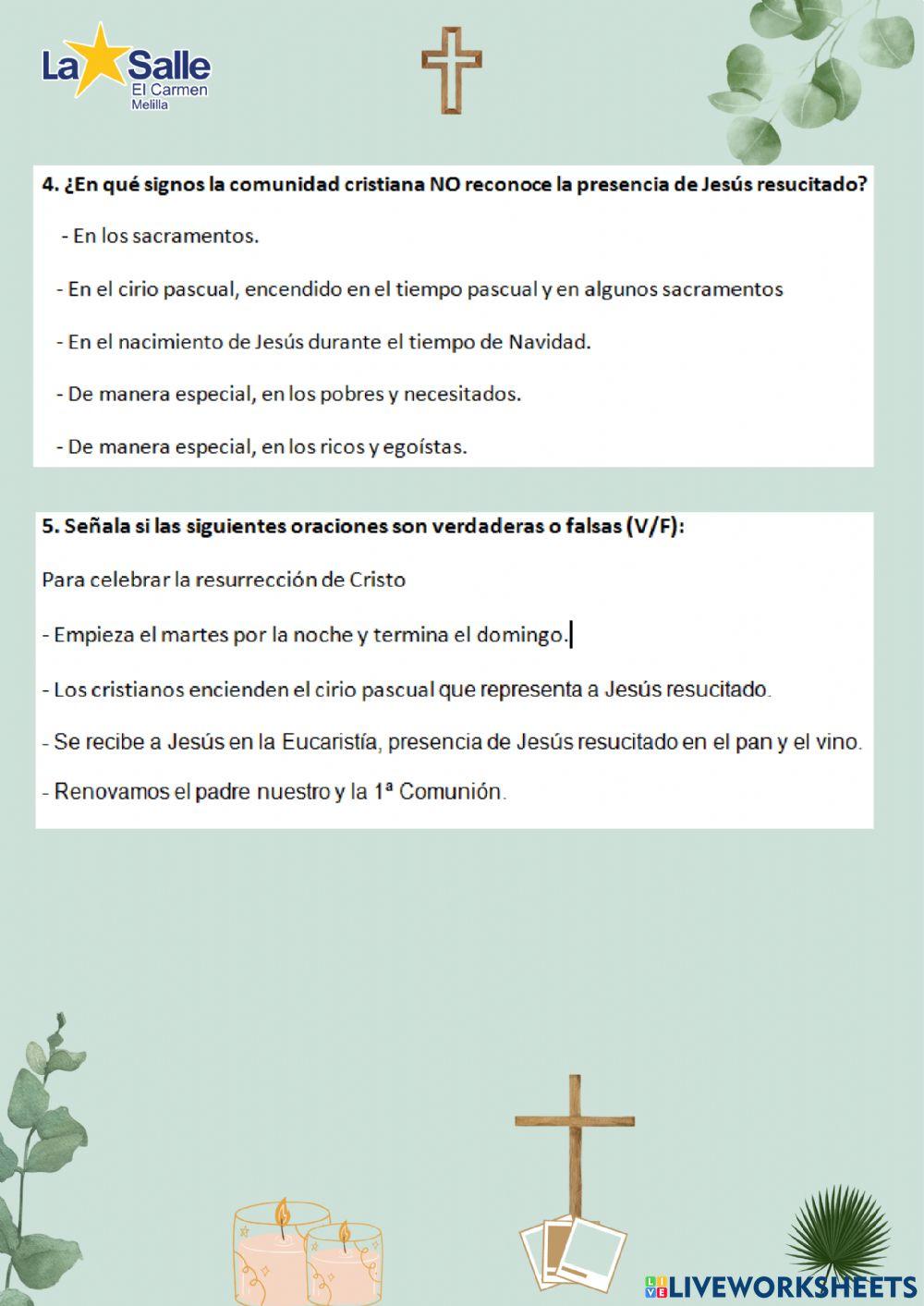 Religión Tema 6 5º