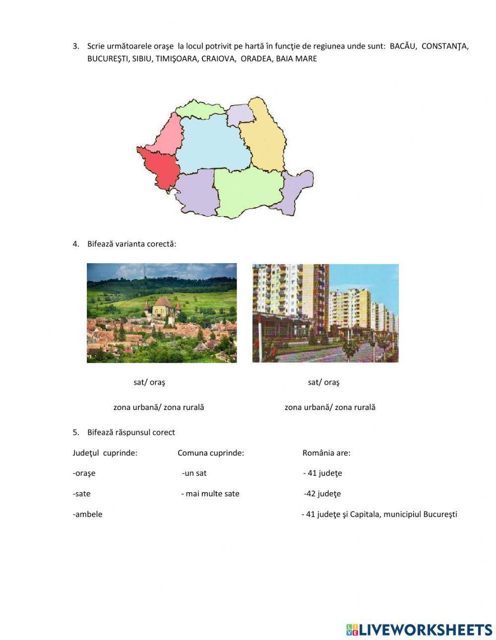 Organizarea administrativă a României